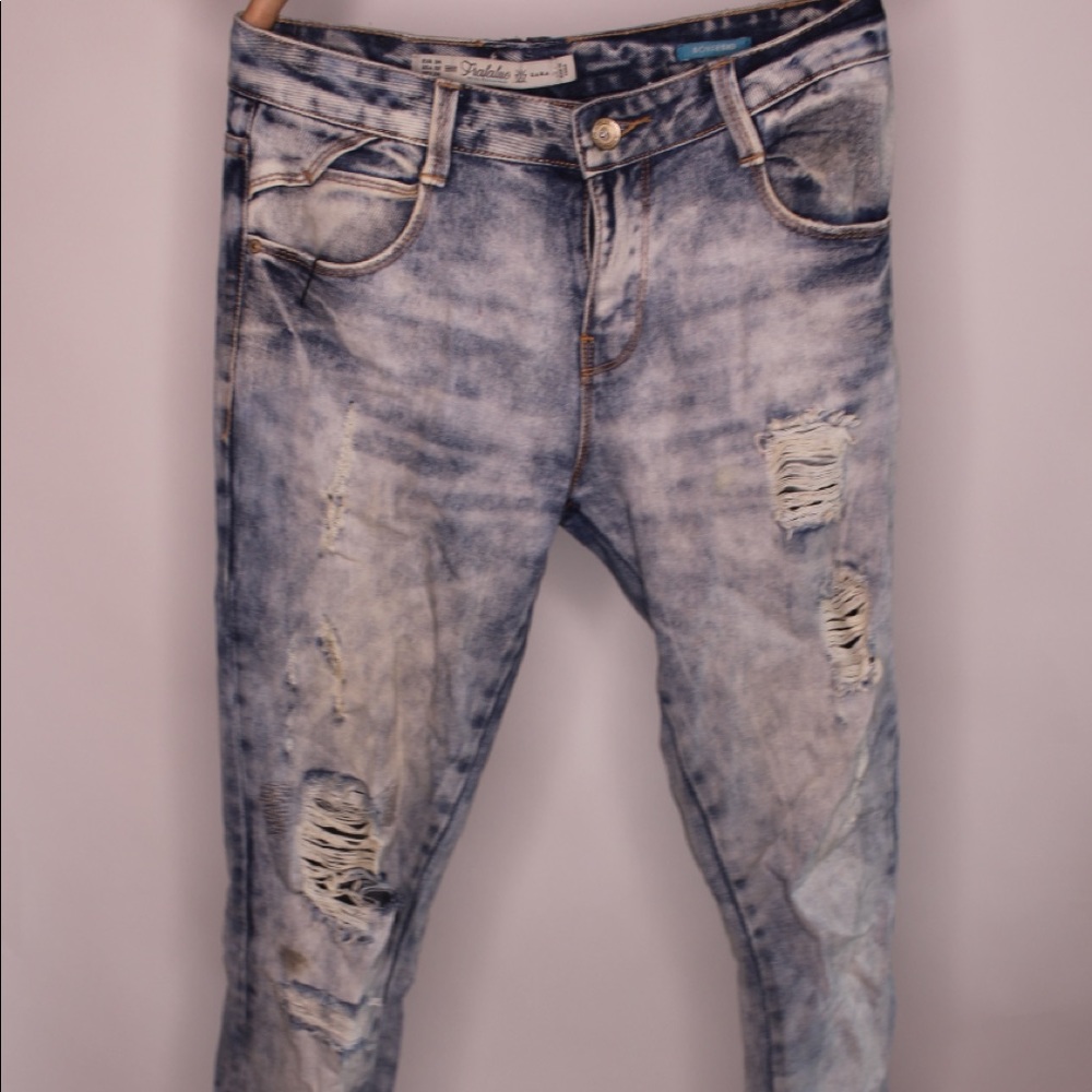 Zara brand ripped jeans